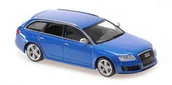 Samochody i pojazdy dla dzieci - Audi Rs 6 Avant 2007 Blue Metallic 1:43 Minichamps - miniaturka - grafika 1
