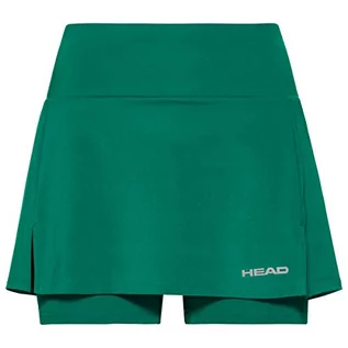 Sukienki i spódnice sportowe - HEAD Damskie CLUB Basic Skort W, zielone, XL - grafika 1