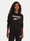 Bluzy damskie - Reebok Bluza RK25169CCW Czarny Regular Fit - miniaturka - grafika 1
