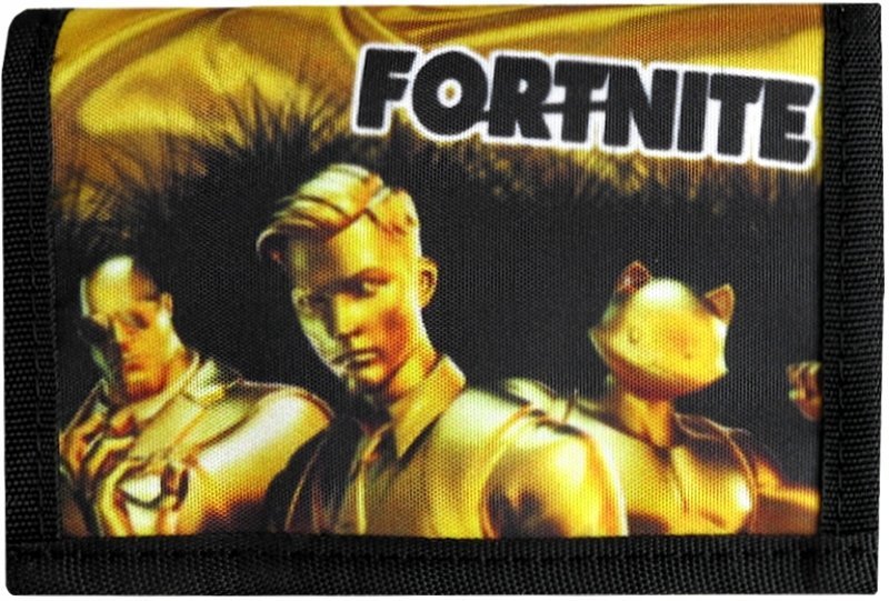 FORTNITE portfel sportowy portfele JAKOŚĆ Gold