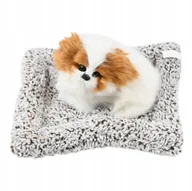 Figurki dekoracyjne - PIESEK NA PODUSZCE DEKORACJA FIGURKA REALISTYCZNY PIES RÓŻNE WZORY - miniaturka - grafika 1