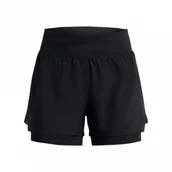 Spodenki damskie - Damskie spodenki do biegania Under Armour UA Launch Pro 2-in-1 Shorts - czarne - UNDER ARMOUR - miniaturka - grafika 1