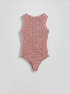 Reserved - Koronkowe body - pastelowy róż - Koszulki i topy damskie - miniaturka - grafika 1
