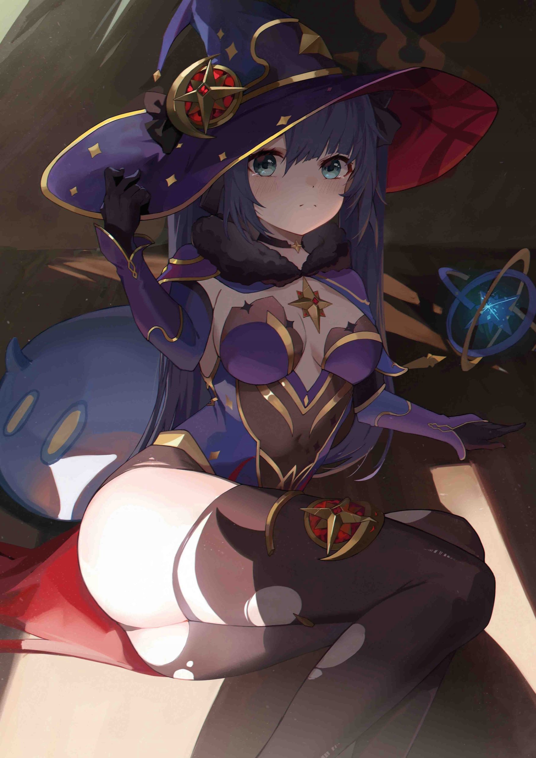 Plakat A3 Genshin Impact Anime Gra Mona Megistus