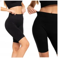 Legginsy - Krótkie LEGGINSY DAMSKIE Kolarki Bezszwowe Push-Up Wysoki Stan MORAJ XL - miniaturka - grafika 1