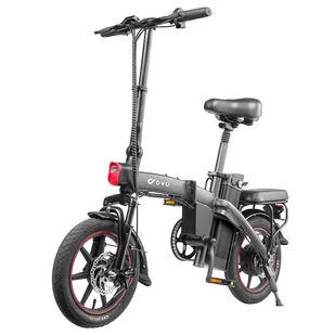 DYU Rower elektryczny A5 Czarny - Rowery elektryczne - miniaturka - grafika 2