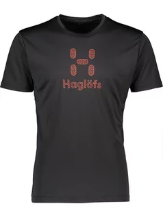 Koszulki sportowe męskie - Haglöfs Koszulka sportowa "Glee" w kolorze antracytowym - grafika 1