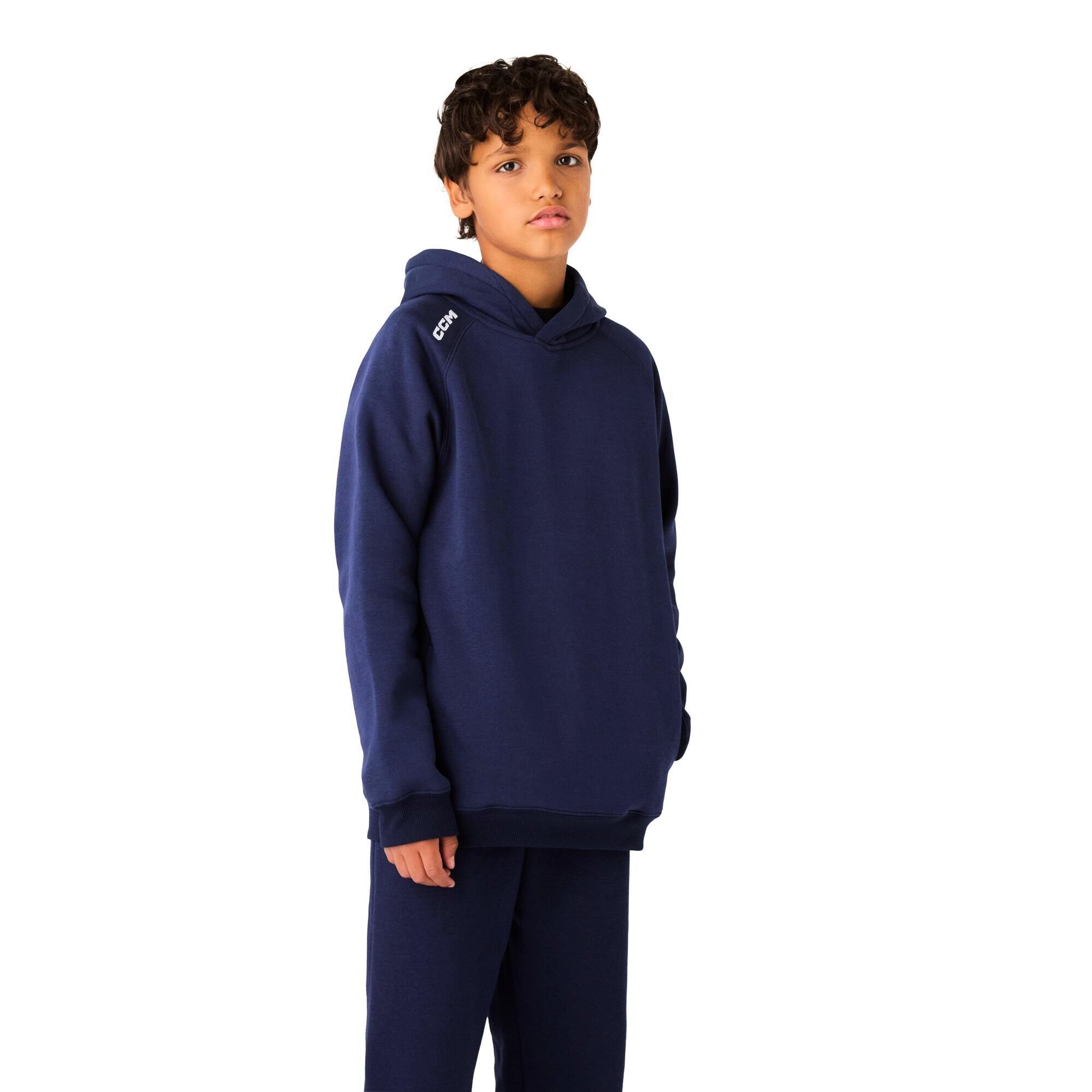 Bluza dziecięca CCM Team Pullover Hoodie Navy L