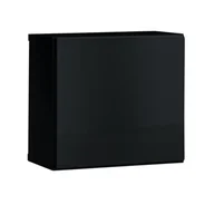 Szafki do salonu - Szafka/witryna wisząca mini Switch sw 5 czarny połysk 27 ZZ SW SW 5 - miniaturka - grafika 1