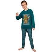 Piżamy chłopięce - Piżama dziecięca świąteczna CORNETTE 593/153 Cookie 86-92 - Cornette - miniaturka - grafika 1