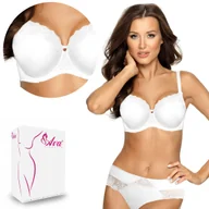 Biustonosze - Biustonosz Full Cup Av 1924 Usztywniany Biały  90D - miniaturka - grafika 1