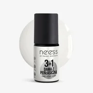Lakiery hybrydowe - NEESS Lakier hybrydowy One Step 3in1 Dama z Perłasiczką 4 ml - miniaturka - grafika 1