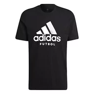 Koszulki męskie - adidas Męski T-shirt M Fußball G T, czarny, XL - miniaturka - grafika 1