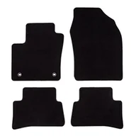 Dywaniki samochodowe - MAT10 – Silver-Line: Toyota C-HR rok produkcji 2017-01 dywaniki samochodowe welurowe jakość premium, 4-częściowy, kolor czarny, gwarantowane dopasowanie - miniaturka - grafika 1