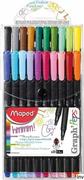 Cienkopisy - Maped Cienkopis GRAPH PEPS 20szt.etui 749151 MEPED 0.4mm - miniaturka - grafika 1