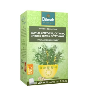 Dilmah Napar Bazylia Cytryna Imbir & Trawa ex20 DI.NA.BAZ.CYT.IM.E20 - Herbata - miniaturka - grafika 1