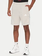 Spodenki męskie - adidas Szorty sportowe Tiro Cargo JC7958 Beżowy Regular Fit - miniaturka - grafika 1