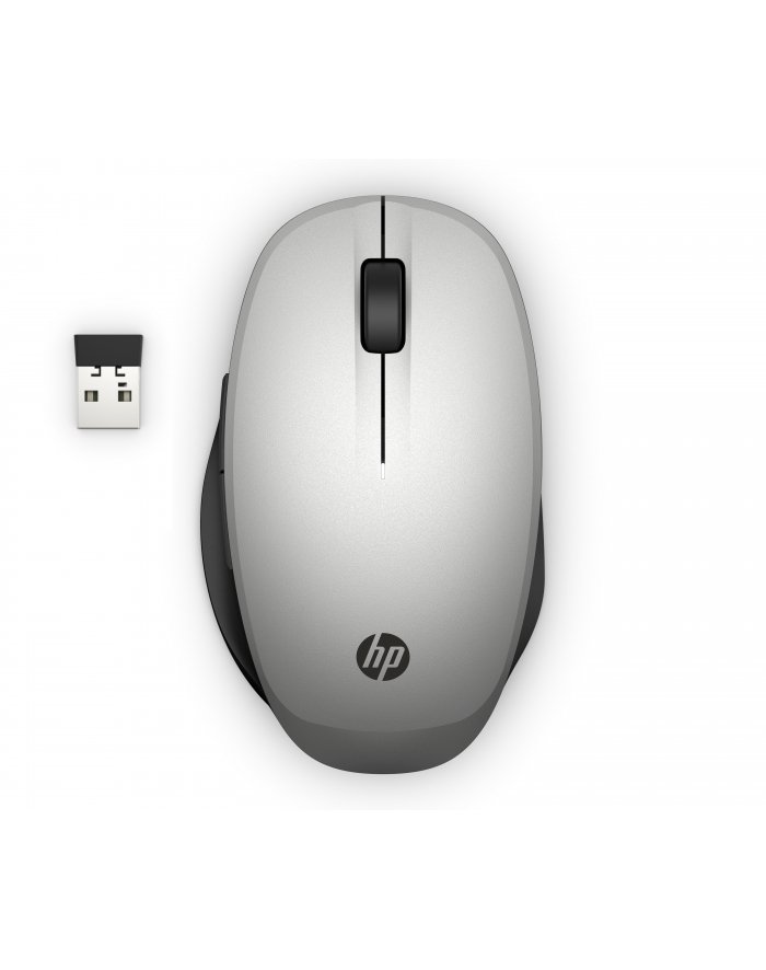 HP Dual Mode Mouse Silver 6CR72AA#ABB