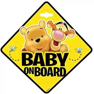 Tabliczka Baby On Board Kubuś - Akcesoria do fotelików - miniaturka - grafika 1