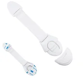 Zabezpieczenia dla dzieci - Zabezpieczenie Szafek, Blokada Do Szuflad Blokada Na Pasku Biała - miniaturka - grafika 1