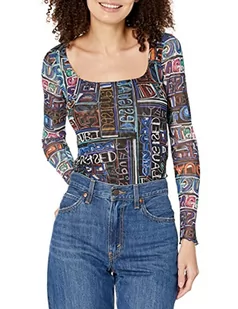 Desigual Damska bluza, czarny, M - Bluzy damskie - miniaturka - grafika 1