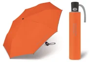 Parasole - Automatyczna parasolka damska BENETTON, pomarańczowo-szara - miniaturka - grafika 1