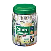 Przysmaki dla kotów - INABA - CAT CHURU NOURRISH przysmak dla kota tuńczyk kurczak 50 x 14g - miniaturka - grafika 1