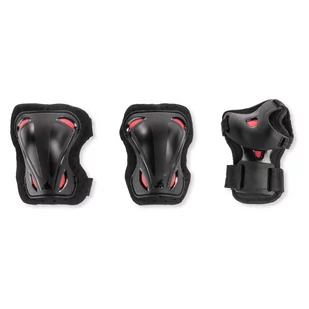 Rollerblade Ochraniacze 3 Pack Skate Gear Blck/Red Junior unisex - Ochraniacze - miniaturka - grafika 1