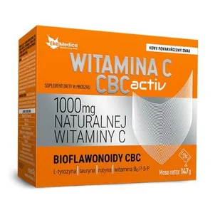 Ekamedica Witamina C CBC Activ proszek 21x10g - Witaminy i minerały - miniaturka - grafika 3