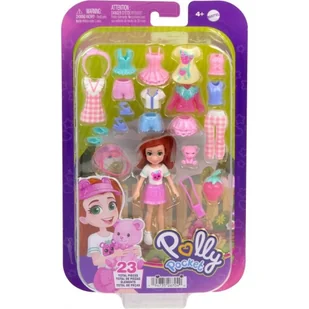 Polly Pocket Lalka + ubranka asortyment Jcb22 Mattel - Lalki dla dziewczynek - miniaturka - grafika 1