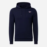 Bluzy męskie - Bluza męska z kapturem Reebok Identity Smal 100051168 S Granatowa (4066751254006) - miniaturka - grafika 1