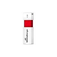 Pendrive - MediaRange MR970 4 GB USB Typu-A 2.0 Czerwony, Biały MR970 - miniaturka - grafika 1