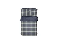 Pościel - TODAY Pościel z bawełny renforcé, 200 x 220 cm (Karo/zielony/niebieski) - miniaturka - grafika 1