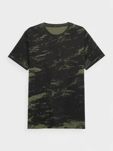 Męski t-shirt z nadrukiem 4F 4FSS22TTSHM375 - Koszulki sportowe męskie - miniaturka - grafika 1