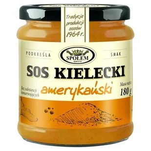 Sos Kielecki amerykański 180 g - Majonezy i dressingi - miniaturka - grafika 1