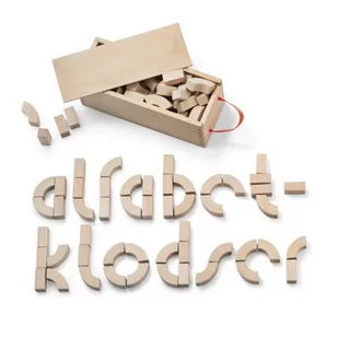 Kay Bojesen Klocki drewniane Alfabet 39440 - Klocki - miniaturka - grafika 1