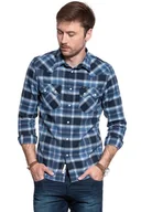 Koszule męskie - Lee, Koszula męska, Lee, Koszula męska, Rider Shirt Navy L851Dn35, rozmiar S - miniaturka - grafika 1