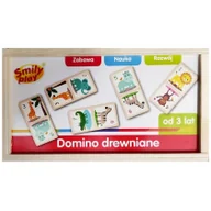 Gry planszowe - Domino drewniane Smily Play - miniaturka - grafika 1