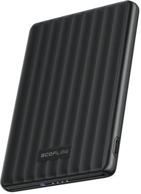 Powerbank EcoFlow RAPID Mag 5000 mAh, 20 W, Qi1 - magnetyczny powerbank - czarny