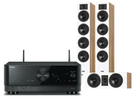 Kino domowe - Yamaha RX-V4A (czarny) + Diva 6 + 7 (dąb) - miniaturka - grafika 1