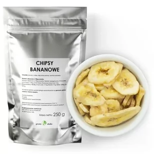 chipsy bananowe 250 g - Owoce świeże i suszone - miniaturka - grafika 1