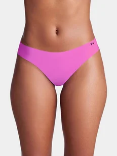 Stringi majtki damskie UA Pure Stretch No Show Under Armour 1383893-383 Różowy - Majtki damskie - miniaturka - grafika 1
