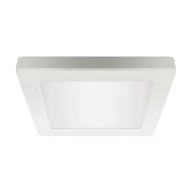 Lampy sufitowe - Ledowy plafon nowoczesny Olga 18W do sypialni biały - miniaturka - grafika 1