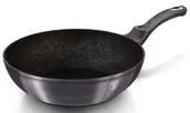 Woki - Aluminiowy wok z potrójną powłoką granitową 28cm S6-H17 - miniaturka - grafika 1