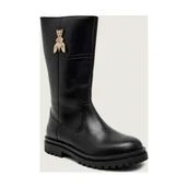 Buty dla dziewczynek - Patrizia Pepe Skórzane kozaki - miniaturka - grafika 1