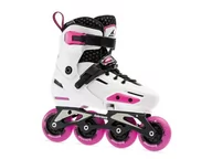 Rolki - Rollerblade Apex łyżworolki dla dziewcząt, białe/różowe, 235 07102700T1C-235 - miniaturka - grafika 1