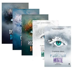 Pakiet Dotknij mnie. Tomy 1-5 Dotknij mnie, Odkryj mnie, Rozbudź mnie, Ulecz mnie, Poskrom mnie - Tahereh Mafi - książka - Fantasy - miniaturka - grafika 1
