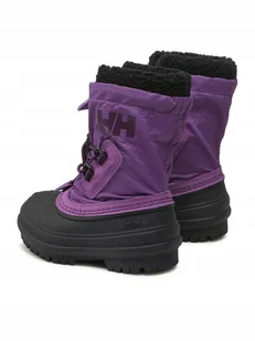 HELLY HANSEN ŚNIEGOWCE OCIEPLANE FIOLETOWE WSUWANE 34 JJD - Śniegowce damskie - miniaturka - grafika 1