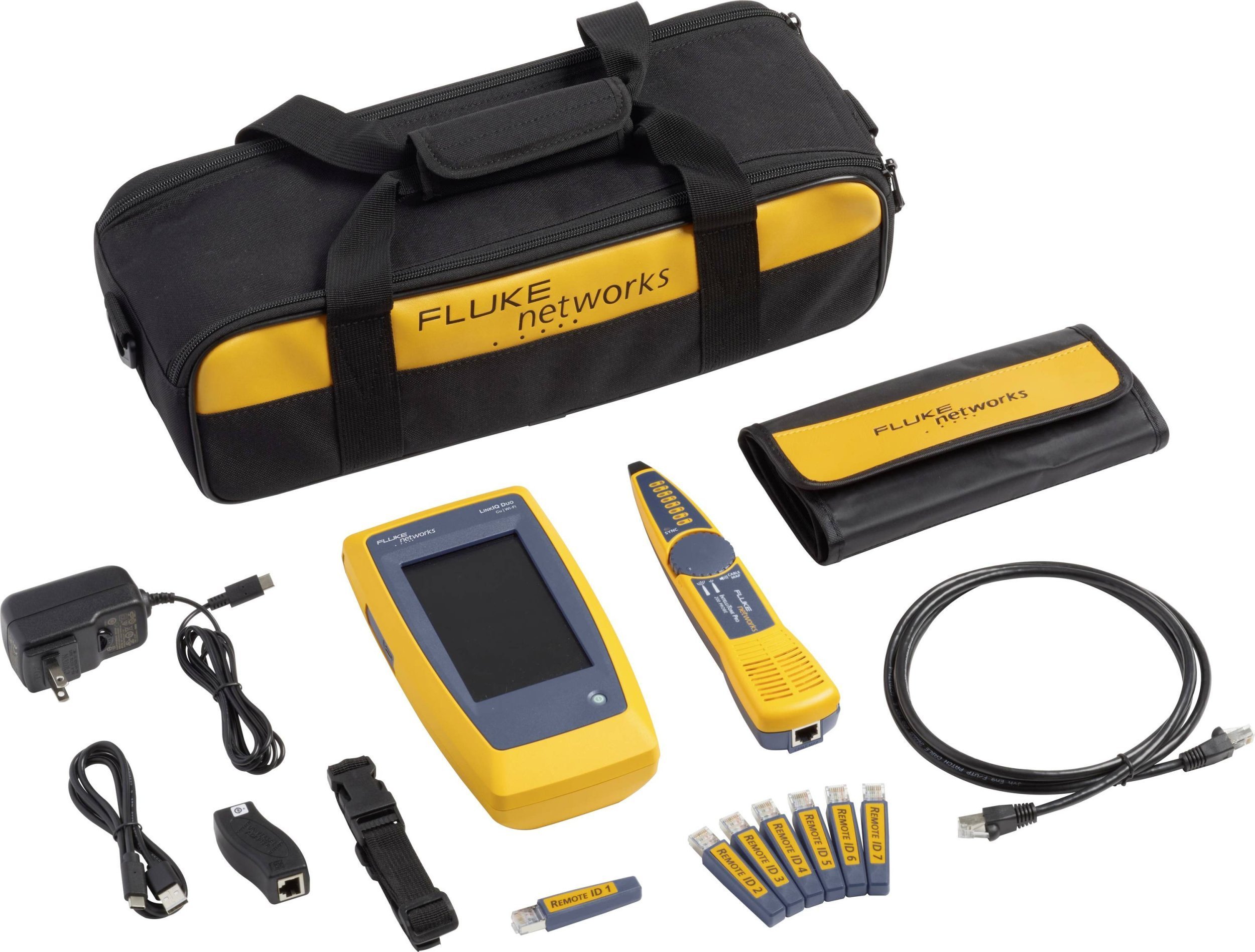 Fluke Networks LIQ-DUO Kit with remote ID's, Probe LIQ-DUO-KIT-H6-UK