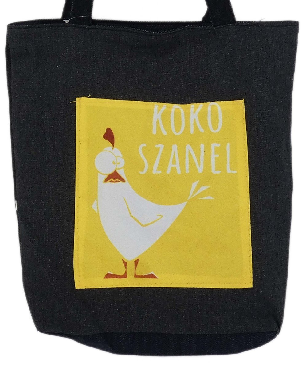 Pojemna Torba Na Ramię Do Miasta Shopperka Czarna Kokoszanel